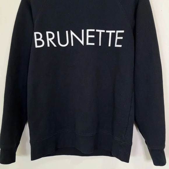 Brunette The  Label Classic Brunette Crew Neck Sweatshirt - Picture 4 of 11